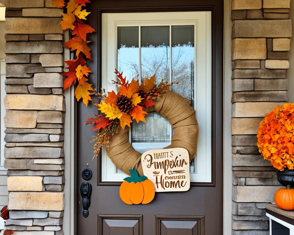 fall door decor