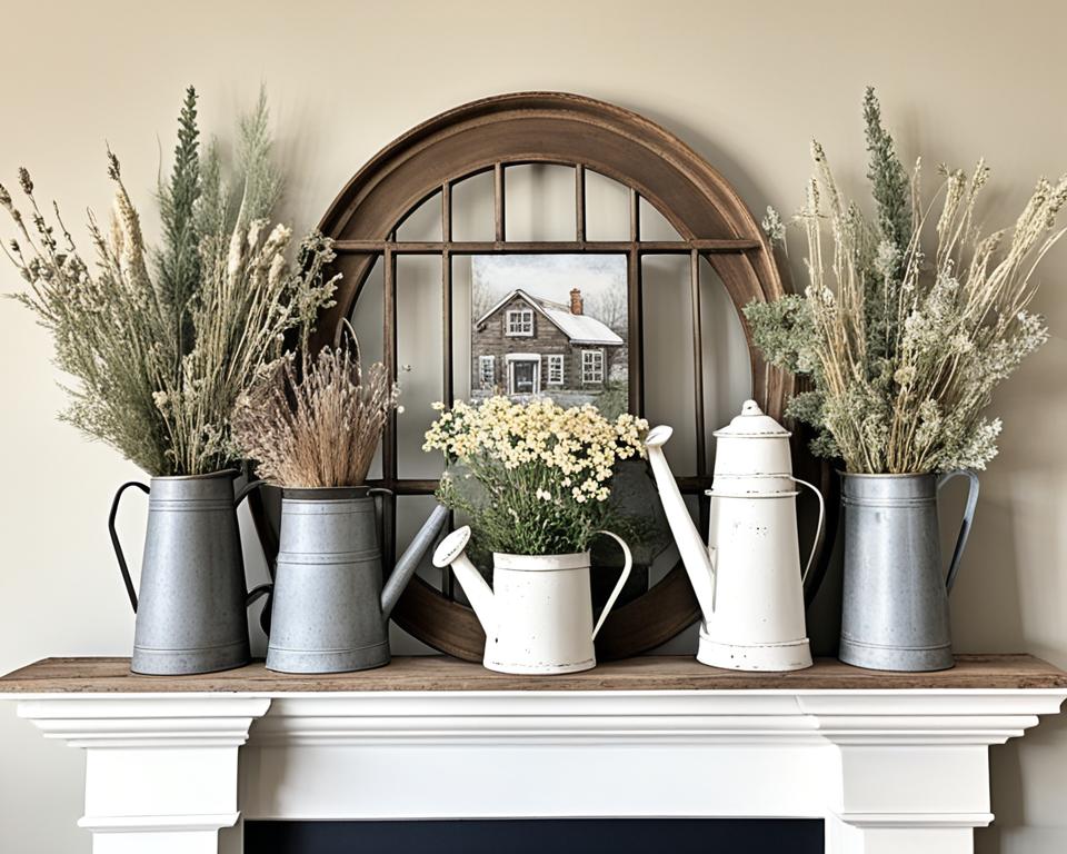 farmhouse mantel decor ideas