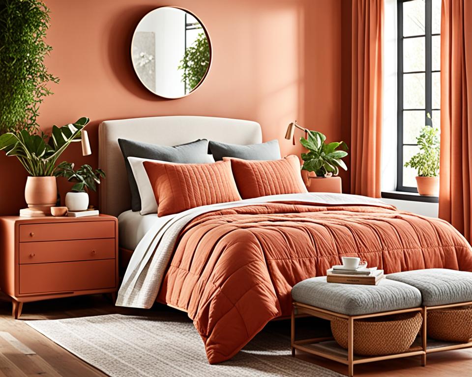 terracotta bedroom furniture ideas