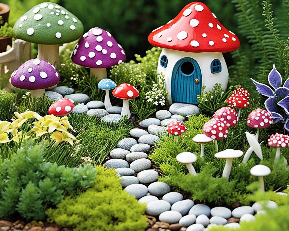 whimsical fairy garden decor