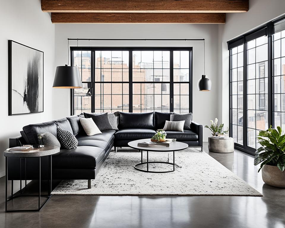 urban loft living room